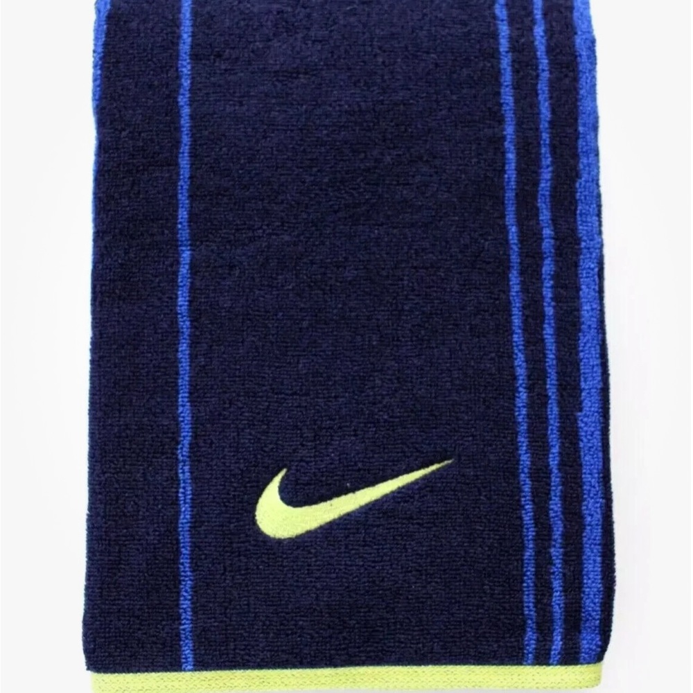Nike Jacquard Towel Large Sport Midnight Navy/Game Royal/ Venom Green